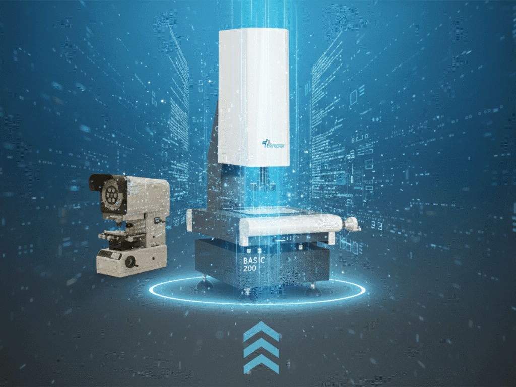 Descubra por que a máquina óptica vem substituindo o projetor de perfil nas indústrias de usinagem e autopeças. Conheça os benefícios da Série BASIC da Enterfix, uma solução manual, precisa e acessível para digitalizar o controle dimensional.