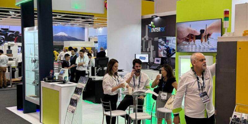 Enterfix na FEIMEC 2026 — escaneamento 3D gratuito no Estande F014