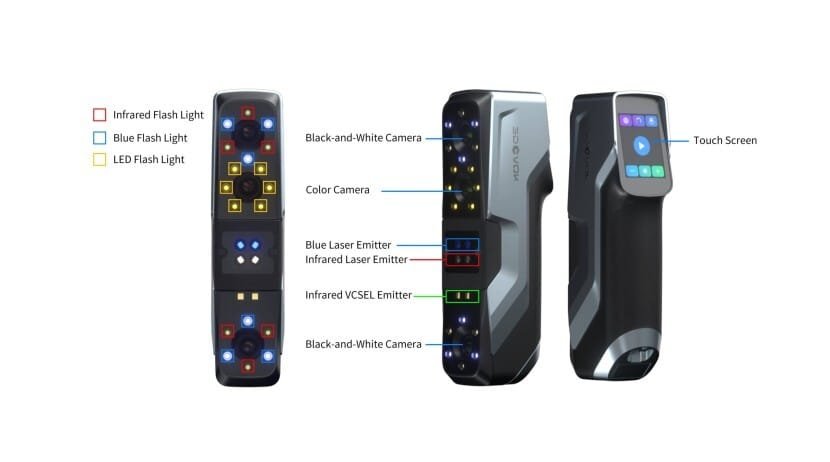 3DeVOK MT Professional 3D Scanner