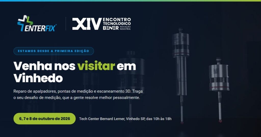 Enterfix no XIV Encontro Tecnologico Bener, 6 a 8 de outubro de 2026, em Vinhedo SP